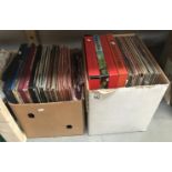2 boxes of mainly classical LPs, some 78rpm and 45rpm records.