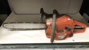 A husqvarna 41 chainsaw.