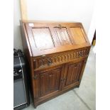 An oak bureau.