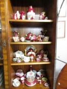 A collection of Limoges porcelain items including tea pot, vases, trinkets etc.