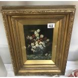 A gilt framed and glazed still life oil painting C Fox.