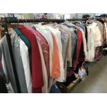 A large quantity of vintage clothing.