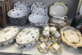 36 pieces of Windsor ivory tea and coffee ware and 17 pieces of Theodore Haviland limoges dinner