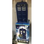 A Dr Who Tardis wireless speaker system, works with bluetooth devices, P.