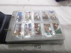 5 albums of cigarette cards including stage & film stars, sports etc.