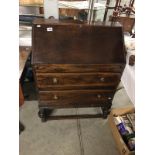 An oak bureau.