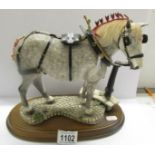 A Country Artist's horse figure, 'Percheron'.