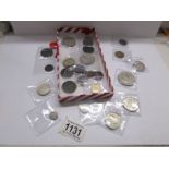 25 GB and commonwealth coins including George III, Victoria, George VI etc.