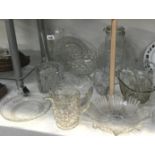 A quantity of moulded glass fruit bowls etc.