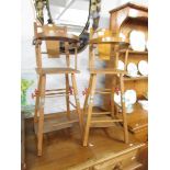 2 vintage dolls high chairs.