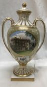 A Spode limited edition commemorative urn 279/500 Highgrove House, Cloucestershire.