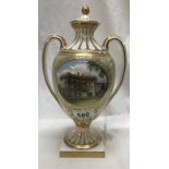 A Spode limited edition commemorative urn 279/500 Highgrove House, Cloucestershire.