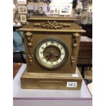 A Mappin & Webb mantel clock.