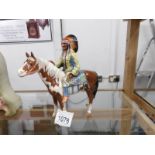 A Beswick Indian Chief mounted on a horse.