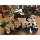 2 Royal Doulton character jugs being 'Old Salt' and 'Leprechaun',