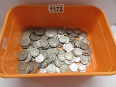 Approximatley 150 George VI coins, sixpences, shillings,