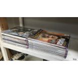 A large quantity of Dr Who magazines.
