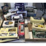 A collection of diecast models (some boxed).