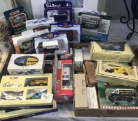 A collection of diecast models (some boxed).