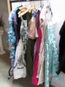 A quantity of 1940's dresses (approximately 12 in total).