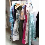 A quantity of 1940's dresses (approximately 12 in total).