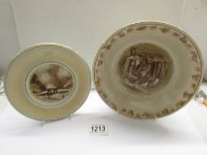 An Old Bill dish and plate.