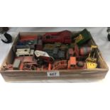 A quantity of play-worn diecast including Matchbox.