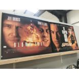 2 framed film posters, Blown Away and Speed.