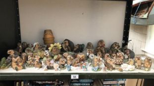 Over 30 unboxed 'hedgies' hedgehog figures.