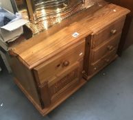 2 bedside chest/cabinets.