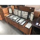 A 1970s teak dressing table.