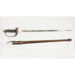 An Edward VII Royal Army Medical Corps Officer's sword by David Jones, 136 Deansgate, Manchester,