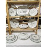 A Royal Doulton Old Colony pattern dinner service.