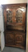 A part-glazed dresser/sideboard.