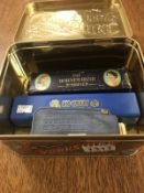 4 Harmonica's/mouth organs being Hohner Big Valley, Hohner band,