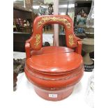 A Chinese rice bucket.