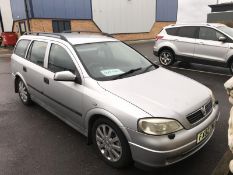 A Vauxhall Astra 1.8 petrol Estate.