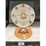 A limited edition Wedgwood air training corp's anniversary plate boxed and with certificate,