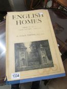 A large volume entitled 'English Homes', period IV (Vol.