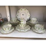 A paragon china tea set.