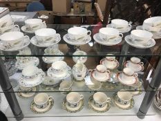 A Villeroy and Boch Royal Worcester and Hutschenreuther part tea sets etc.