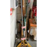 A large quantity of garden tools.
