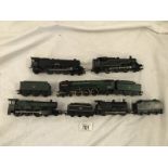 5 '00' assorted Hornby and Triang locomotives.