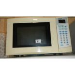 A Sanyo microwave oven.