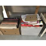 2 boxes of LP records including box sets.