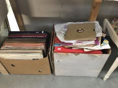 2 boxes of LP records including box sets.