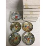 8 Rupert the bear Hamilton plates in boxes.