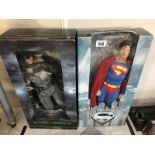 A boxed 1/4 scale action model of Batman from Batman V Superman & a large boxed figurine of