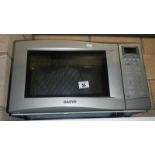 A Sanyo microwave oven.
