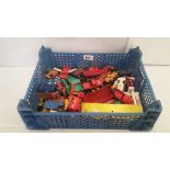 A quantity of diecast cars etc.